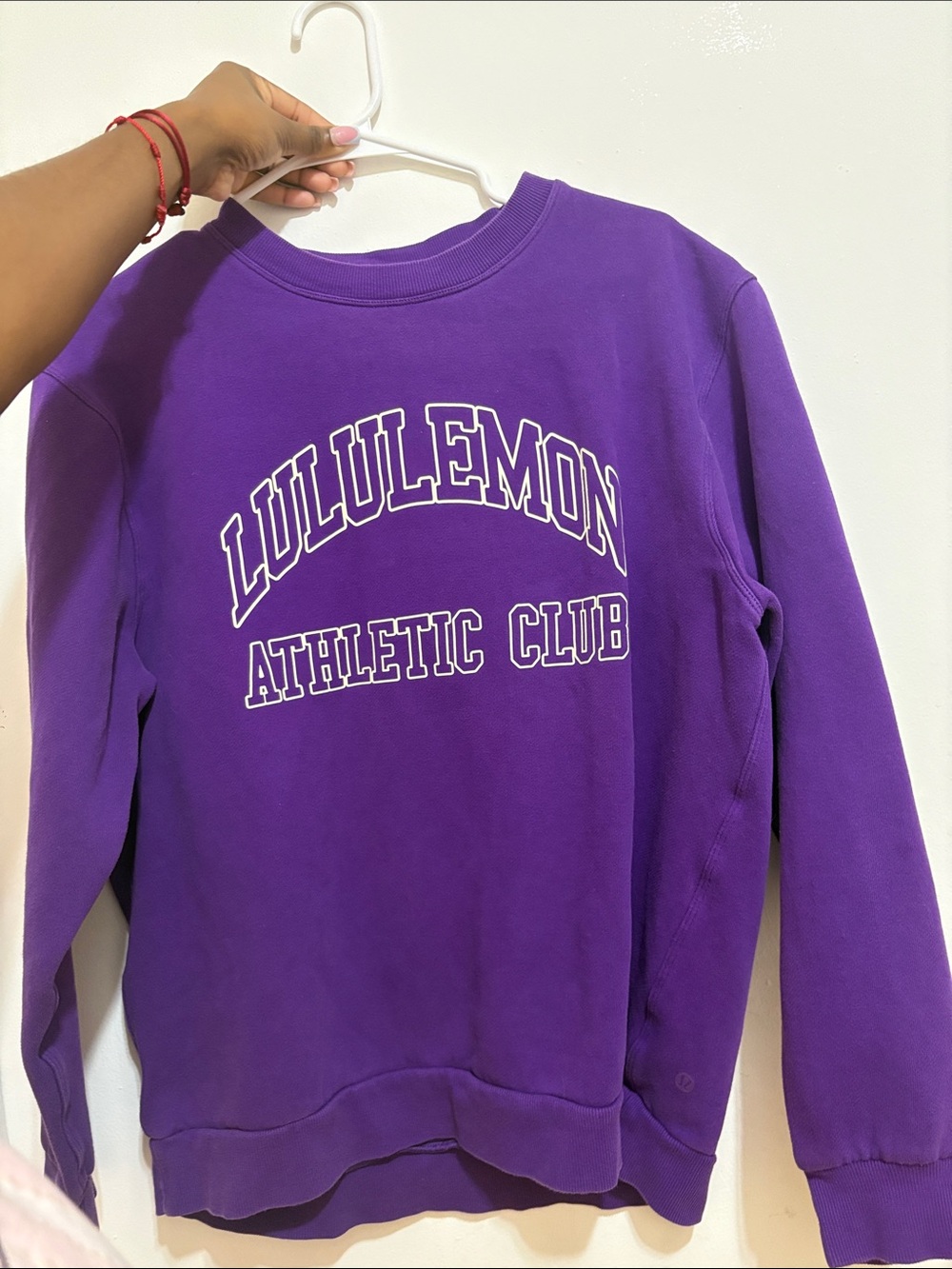 lululemon athletica Purple Crewneck Sweatshirt